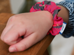 Mini Scrunchie féérie fuchsia