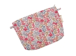 Tiny coton clutch bag porcelaine rosée