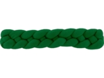 Plait hair slide bright green
