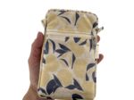 Quilted phone pocket citrons dorés