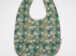 Coated fabric bib safari kaki