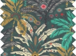 1 m fabric coupon palmia emeraude