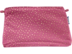 Coton clutch bag fuchsia gold star