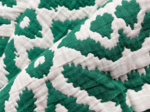 Fabric jacquard vert