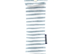 Toothbrush bag striped blue gray glitter
