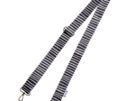 Narrow shoulder strap striped  ivory navy