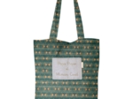 Tote bag eventail or vert
