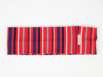 Stretch jersey headband  rayé rouge
