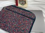 13 inch laptop sleeve camelias rubis