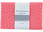 1 m fabric coupon feuillage or rose