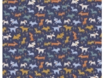 1 m fabric coupon copain canin