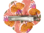 Flower petal hair slide small  shanti