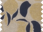 Coated fabric citrons dorés
