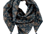Pom pom scarf fireflies