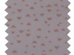 Coated fabric gray copper triangle