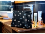 Cosmetic bag with flap heavenly journey