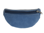 Banana wallet azure blue corduroy
