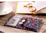 Compact wallet huppette fleurie