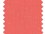 Gauze fabric marsala gold double gauze