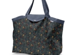 Tote bag with a zip jungle party
