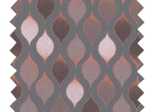 Cotton fabric ex2352 grey copper twists