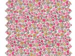 Cotton fabric pink jasmine