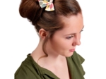 Bow tie hair slide summer sweetness