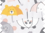 Cotton fabric animal umbrellas