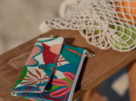 zipper pouch card purse fleurs des iles