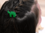 Elephant clip bright green