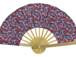 Hand-held fan romance fleurie