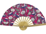 Hand-held fan fuchsia poppy