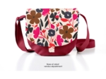 Flap of small shoulder bag champ floral