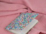Passport cover pastel fleuri