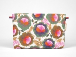 Coton clutch bag fleur de thé