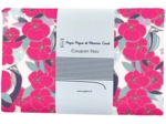 1 m fabric coupon ex2440 fuchsia cotton flower