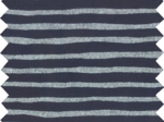 Cotton veil fabric striped silver dark blue