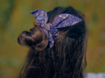 Bunny ear Scrunchie lavandula
