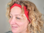 Jersey Twisted Headband red