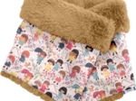 Children fur scarf snood petites filles pop