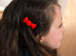 Mini sweet hairslide red