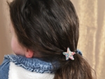 Pony-tail elastic hair star mille et une fleurs