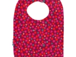 Bib - Baby size pompons cerise