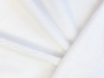 Bamboo terry fabric white