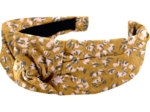 Large Crossed Headband gypso ocre