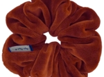 Scrunchie terracotta velvet