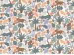 Coated fabric baby jungle