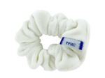 Small scrunchie white velvet