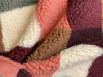Moumoute fabrics ex2658 brick sherpa checkerboard
