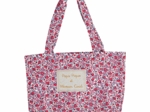 Foldable tote bag rouge corolle